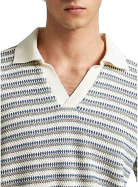 Camisa Polo Pepe Jeans Moonlight Listrada para Homem