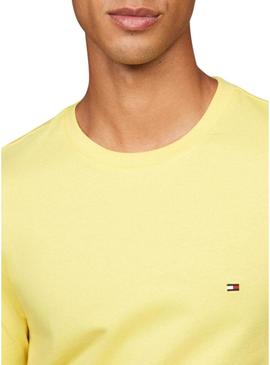 Camiseta amarela Tommy Hilfiger Seasonal para homem.