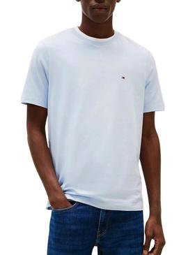 Camiseta Tommy Hilfiger Seasonal azul para homem.