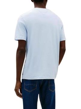 Camiseta Tommy Hilfiger Seasonal azul para homem.