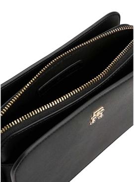 Bolsa Tommy Hilfiger Logotape preta para mulher