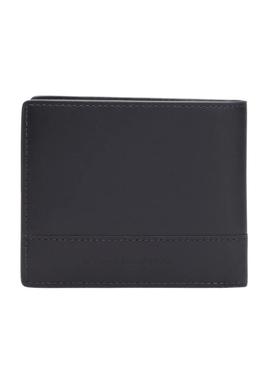 Carteira Tommy Hilfiger Corp azul marinho para homem.