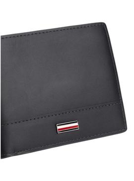 Carteira Tommy Hilfiger Corp azul marinho para homem.