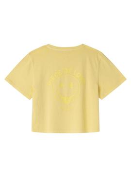 Camiseta Pepe Jeans Colette amarela para menina