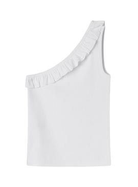 Camiseta Pepe Jeans Mirella branca para menina.