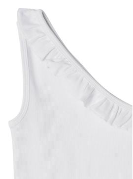Camiseta Pepe Jeans Mirella branca para menina.