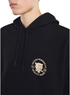 Moletom Dickies Wrench preto com capuz para homem.