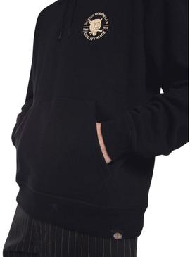Moletom Dickies Wrench preto com capuz para homem.