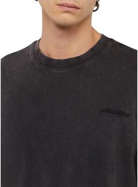 Camiseta Dickies Plentywood preta para homem.