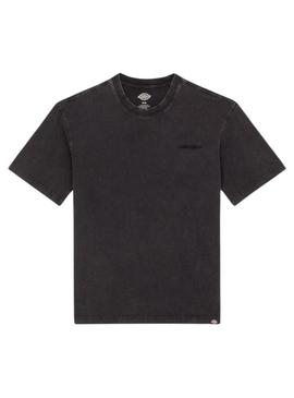 Camiseta Dickies Plentywood preta para homem.