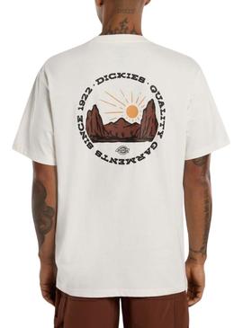 Camiseta Dickies Outdoor bege para homem.