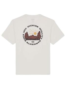 Camiseta Dickies Outdoor bege para homem.