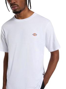 Camiseta branca Dickies Mapleton para homem