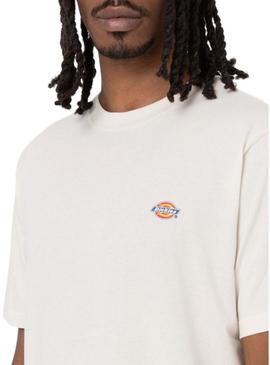 Camiseta Dickies Mapleton bege para homem.