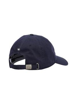 Boné Tommy Hilfiger Flag azul marinho para homem.
