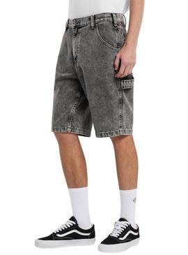Bermuda Dickies Garyville denim cinza para Homem