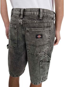Bermuda Dickies Garyville denim cinza para Homem