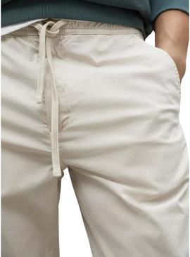 Calça Ecoalf Ethic bege para homem