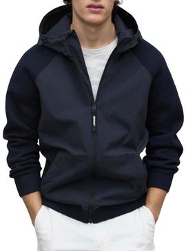 Jaqueta Ecoalf Potus marinha para homem.