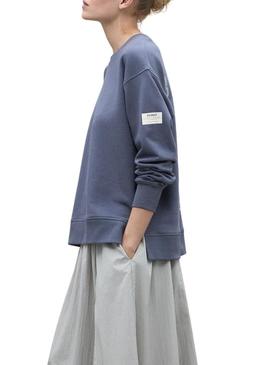 Moletom Ecoalf Storm marinho para mulher