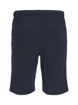 Bermuda Jack And Jones New Soft Sweat azul marino para crianças.
