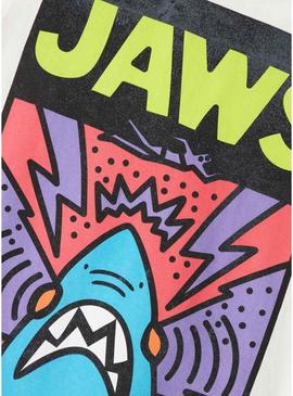 Camisa Name It Makai Jaws regular bege infantil