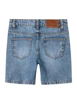 Bermuda Name It Silas Loose denim para crianças.