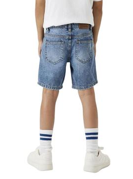 Bermuda Name It Silas Loose denim para crianças.