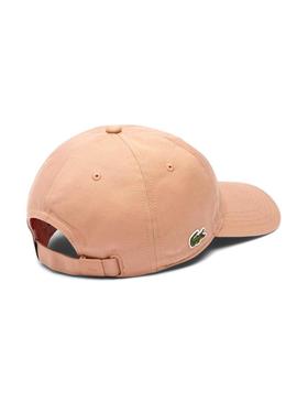 Boné Lacoste básico laranja para mulher e homem.