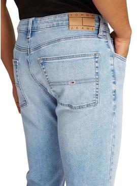 Calça jeans Tommy Jeans Scanton Slim para homem.