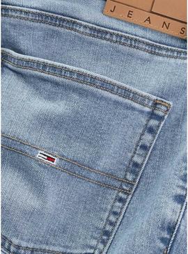 Calça jeans Tommy Jeans Scanton Slim para homem.