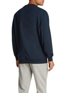 Moletom Tommy Jeans Graphic azul marinho para homem.