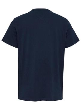Camiseta Tommy Jeans Graphic azul marinho para homem