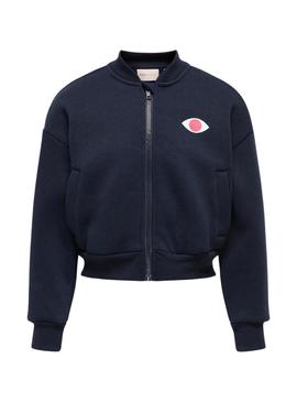 Bomber Only Kids Koglovely azul marinho para menina.