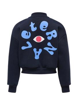 Bomber Only Kids Koglovely azul marinho para menina.