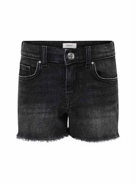  Calções Only Kids Calções  Kogrobyn denim preto para meninas