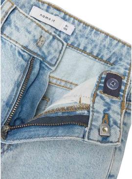 Shorts Name It Bella Wide denim para menina