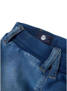 Bermudas Name It Ben Baggy denim azul para menina.