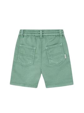 Bermuda Mayoral verde suave para meninos.