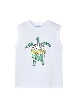 Camiseta Mayoral alças tartaruga para menino.