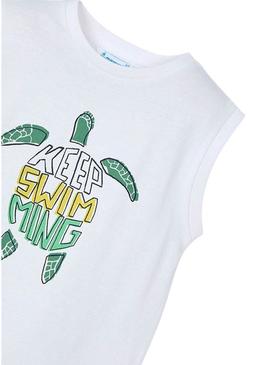 Camiseta Mayoral alças tartaruga para menino.