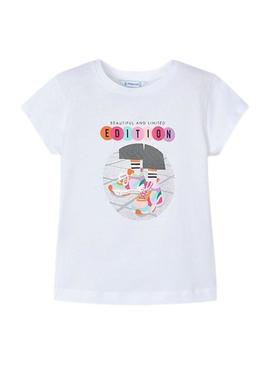 Camisola Mayoral Edition branca para menina.