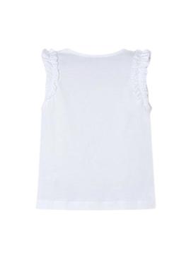 Camiseta Mayoral Alças branca para menina