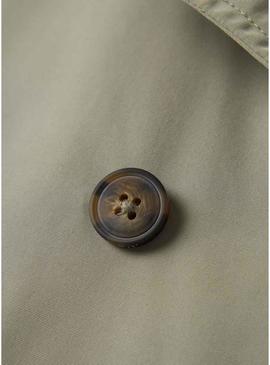 Gabardina Name It Madelin Trench verde para menina.