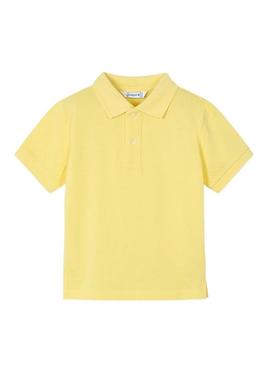 Polo Mayoral granito básico amarelo para criança