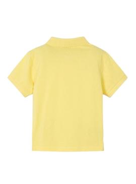 Polo Mayoral granito básico amarelo para criança