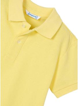 Polo Mayoral granito básico amarelo para criança