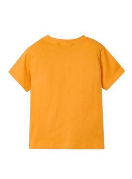  Conjunto de 2 camisetas Mayoral Athletics laranja para menino.