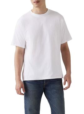 Camiseta Levis Red Tab branca para homem