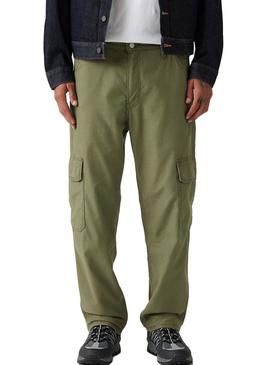 Calça Levis 568 Cargo verde para homem